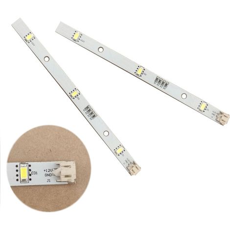 2x Led-lichtstreifen Für Kühlschränke Und Gefriertruhen, Kompatibel Mit Rongsheng, Hisense, Logik, Mddz-162a 1629348