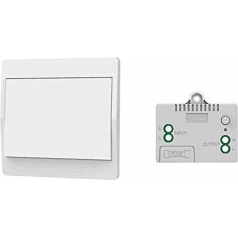 Kabelloser, Selbstversorgender Schalter, Keine Batterien Erforderlich, Kabellose Fernbedienung Für Beleuchtung Und Haushaltsgeräte, Wasserdicht Und Sicher, Kann Direkt In Der Badewanne Usw. Installier