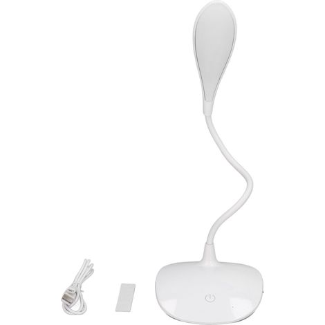 Garryfizh Usb-wiederaufladbare Led-schreibtischlampe, Touch-steuerung, 3 Lichtmodi, Schwanenhals, Ideal Für Kinder Und Studenten.