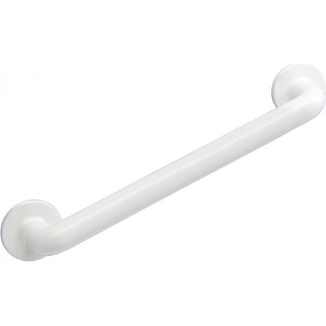 Wand-sicherheitsgriff, 40 Cm, Handlauf Für Bad Und Wc, Mit Bohrungen Zur Befestigung, 40x2,5x8 Cm, Weiß