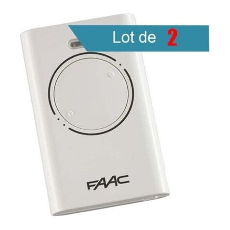 Faac Xt2 868 Slh Schwarz Fernbedienung, 2er-pack - Weiß