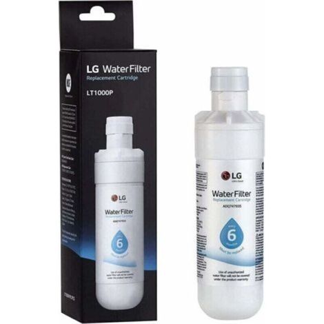 Lg Lt1000p – Ersatz-wasserfilter Für Kühlschrank, Kapazität 6 Monate / 200 Gallonen (nsf42, Nsf53 Und Nsf401), Kompatibel Mit Adq74793501, Adq75795105 Oder Agf80300704, Weiß