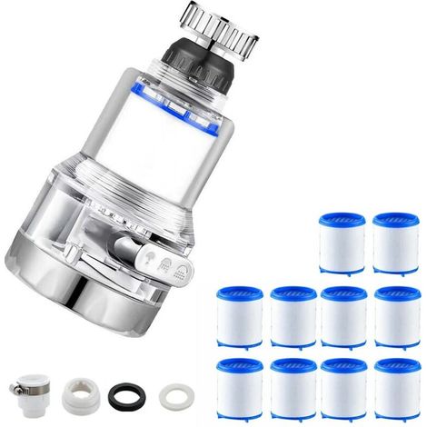 Wasserhahnfilter, 360° Drehbarer Kalkschutzfilter, Wasserhahn-wasserfilter, Wasserreiniger Für Küchen- Und Badezimmerarmaturen
