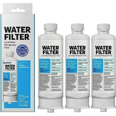 3er-pack Ersatz-wasserfilter Für Kühlschrank Da97-17376b Da97-08006c Haf-qin Haf-qin/exp Für Samsung Mehrzonen-kühlschränke