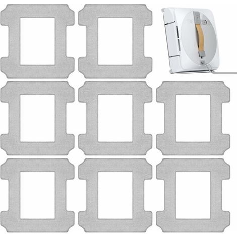 Set Aus 8 Waschbaren Mikrofasertüchern W1 Pro Zubehör-kit Für Ecovacs Winbot W1 W1 Pro Series Fensterreinigungsroboter