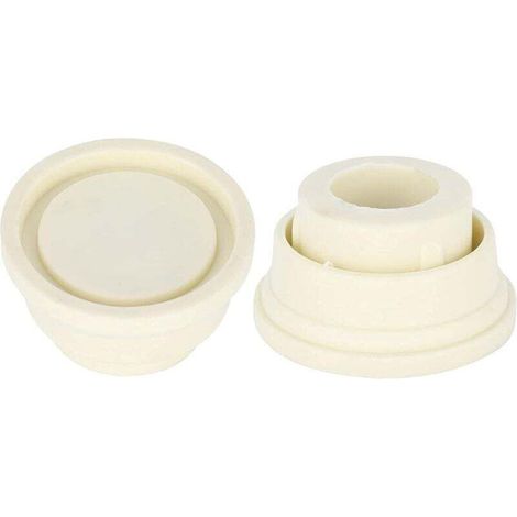 Gummi-pufferschutz Für Poolleiter, Set Aus Zwei Weißen Pufferschützern Für Poolleitern…