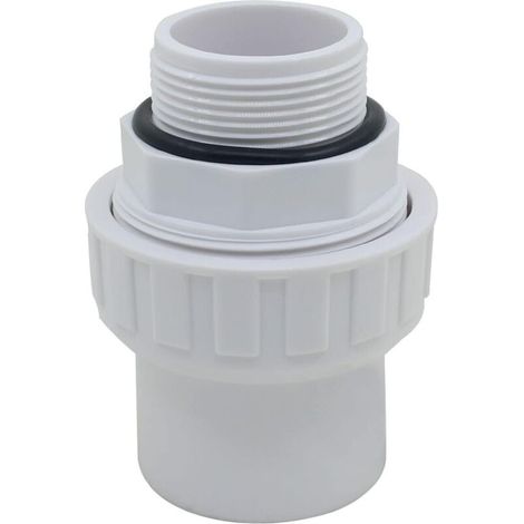 Verschraubte Pvc-verbindungsmuffe, Geklebt, Mit Gewindeanschluss, Pvc-druckmuffe Für Sandfilterpumpe Im Pool, O-ring-dichtung