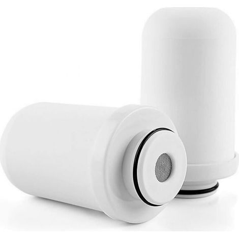 Ersatz-wasserfilterkartuschen, Keramikfilterersatz, Wasserhahn-filtersystem, Aktivkohlefilter (2 Keramikfilterkartuschen)