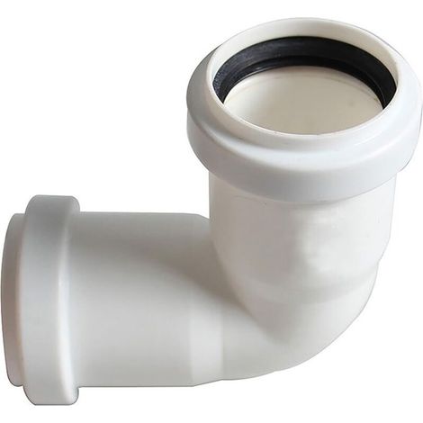 90-grad-winkel-abflussrohr, 40 Mm Abwasser-kompressionsanschluss, 90-grad-biegung (weiß) Für Spüle, Ablauf, Winkel, Waschbecken, Badezimmer-siphon-anschluss