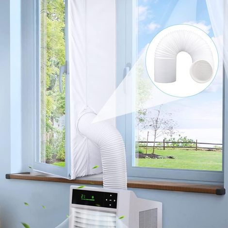 Flexibler Abluftschlauch Für Mobile Klimageräte – Weißes Pvc – Durchmesser 15 Cm – Länge 300 Cm – Einfache Installation