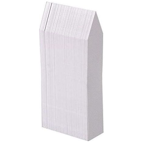 Satz Von 100 Kunststoff-etiketten Für Pflanzen, 10x2 Cm – Uv- Und Wasserbeständig – Beidseitig Glatte Schreibfläche