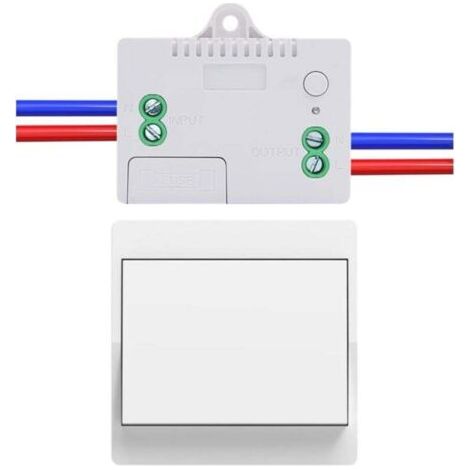 Kabelloser Wippschalter Eu, Batterielos, 1 Stück, Bidirektionales Kabelloses Schalter-set Mit Eigenstromversorgung, Batterieloser Fernbedienungsschalter Für Die Hausbeleuchtung (u
