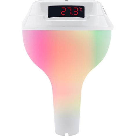 Schwimmbadthermometer, Solarbetriebenes Leuchtendes Schwimmbecken-thermometer Mit Anzeige Und Schnur, Thermometer Für Schwimmbäder, Becken Und Aquarien