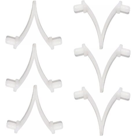 Schwimmbad-klammern Butterfly - 6er-pack Befestigungsklammern Für Schwimmbadbürste, Kescher, Staubsauger, Mini-jet-staubsauger Und Teleskopstange