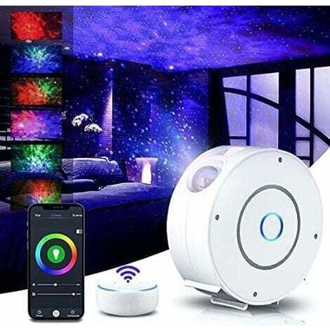 Led-sternenprojektor, Intelligenter Galaxie-himmelsprojektor Und Nachtlicht, Dimmbar/sprachsteuerung/wifi-verbindung/timer, Raumdekoration, Geschenk, Weihnachten, Google Assistant