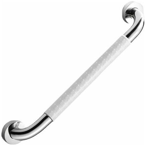 Wc-griffstangen, Wandmontierte Edelstahl-griffstangen Für Badezimmer, Weiß, 40 Cm