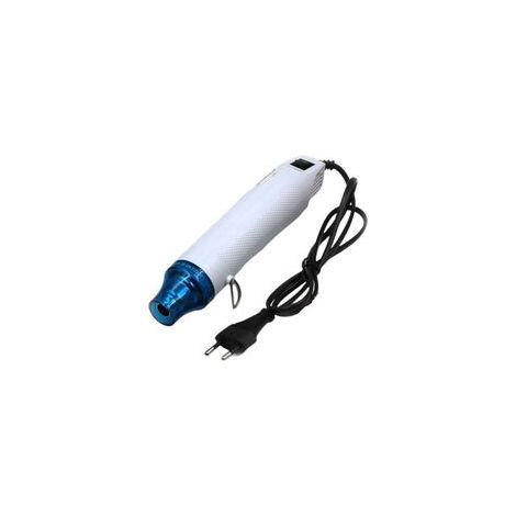 220v Mini Heißluftpistole, Tragbares Wärmeabziehgerät, Für Schrumpffolienverpackung, Wärmeschrumpfschlauch, Epoxidharz-zubehör, Prägen, Diy-handarbeit (weiß)