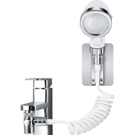 Handbrause-set Für Waschbecken, Handdusche Im Badezimmer Mit 1,5 M Teleskopischem Schlauch, Wasserhahnverlängerung Zum Waschen Von Haustieren, Haare Waschen Oder Spüle Reinigen