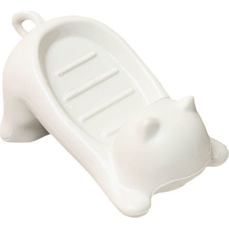 Weiße Seifenschale, Kunststoff-seifenablage Für Das Badezimmer-arbeitsplatte, Seifenhalter Für Toilettenabfluss.