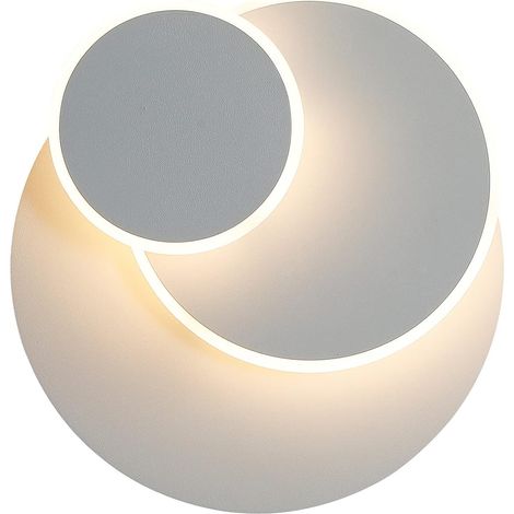Applique 15w Led, Kreative Eclipse 3-in-1 Solide Schutz Wandleuchte Innen Moderne Einfache Wohnzimmer Flur Balkon Led Lampe Chrom Schlafzimmer Kopfteil [energieklasse E]