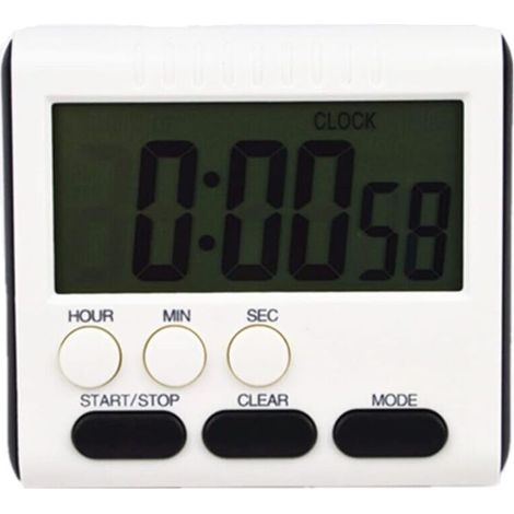 Digitaler Minutentimer, 24-stunden-format, Countdown Und Stoppuhr, Für Küche, Sport, Studium Und Meetings