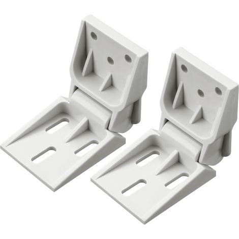 2er-set Kunststoff-gefrierschrank-scharniere, Kompatibel Mit Haier-gefriergeräten, 3-loch-klapp-türscharniere