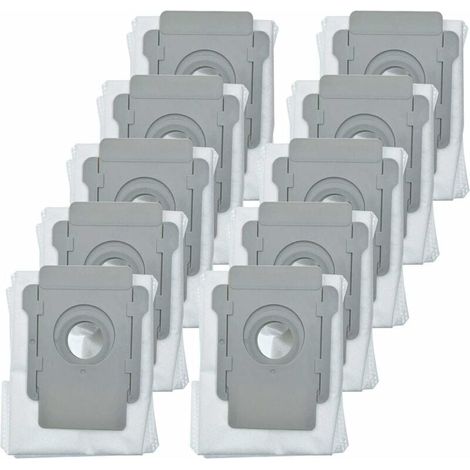 10er-pack Staubbeutel Für Irobot Roomba I7, I7+ (7550), I3+ (3550), I4+ (4552), I6+ (6550), I8+ (8550), S9+ (9550) – Automatische Schmutzentsorgung Für Clean Base Der I- Und S-serie
