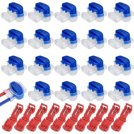 20 Stück Kabelverbinder Für Mähroboter, Mit Harz Gefüllte Kabelstecker, Gel-gefüllte Verbindungsstücke Für Den Außenbereich Bei Automatischen Rasenmähern, Inklusive 10 Klemmenverbinder