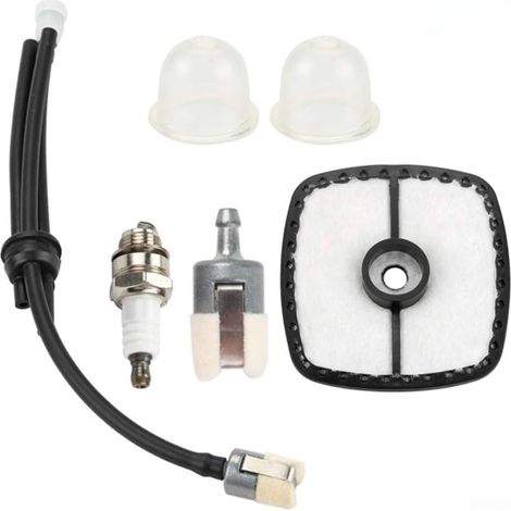 Luftfilter Für Rasenmäher, Einstellkit Mit Kraftstofffilter, Zündkerze Und Kraftstoffleitung Für Die Wartung Von Geräten