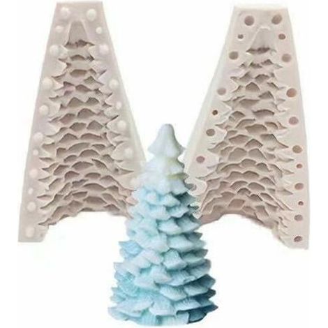 3d Weihnachtsbaum Silikon Kerzenform Seifen Ton Gips Diy Kuchenform