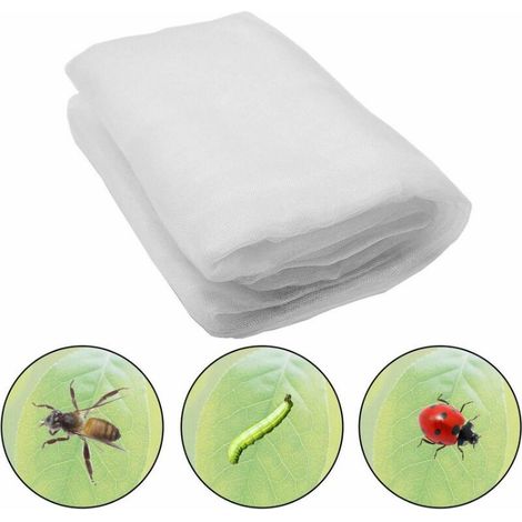 Insektennetz, 60 Maschen 6x2,5m Insektenschutzgitter, Anti-insekten-netz Für Pflanzen, Garten-mückennetz, Gartenschutznetz Zum Schutz Von Pflanzen Und Früchten