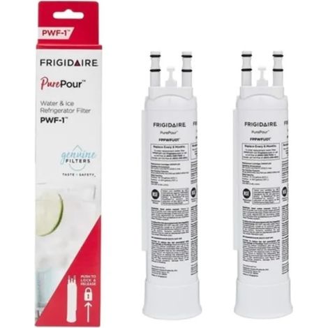 Ersatz-wasserfilter Fppwfu01 Für Kühlschrank, Kompatibel Mit Pwf-1 (fppwlu01), Frigidaire, Pure Pour, Ultra Ii (paultra2), Kühlschrankzubehör (2 Stück)