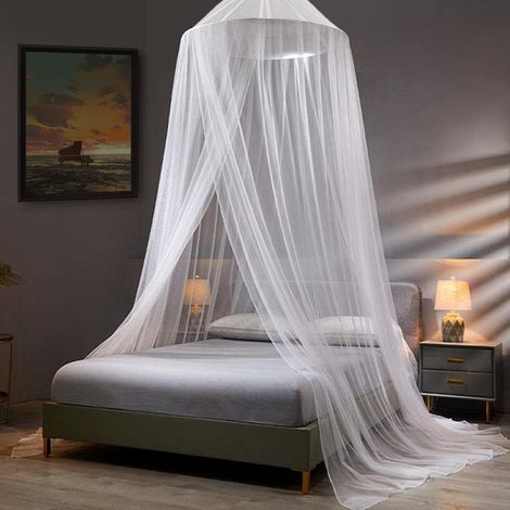 Moskitonetz Für Bett, Weiß, Für 1,5 Bis 1,8 M Bett, 1-teiliges Moskitonetz-zelt, Insektenschutz, Schlafzimmerdekoration