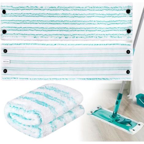 3er-pack Ersatz-mopps, Kompatibel Mit Leifheit Combi/clean Twist M Micro Duo Mopp, Aus Mikrofaser, Maschinenwaschbar, Geeignet Für Alle Bodenarten