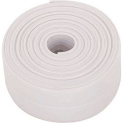 1 Stück (weiß) Dichtungsband, Wasserdichtes Badezimmer-dichtband, Pvc-klebeband Zur Abdichtung Für Küche, Toilette/wc, Badewanne