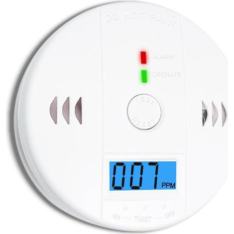 Kohlenmonoxid-melder, Co-detektor, Batteriebetriebener Kohlenmonoxid-alarm Mit Lcd-bildschirm