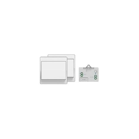 Kabelloser, Selbstversorgender Schalter Ohne Batterie, Funkfernbedienung Für Lichter Und Elektrogeräte, Wasserdicht Und Sicher, Direkt Im Badezimmer Etc. Installierbar (1 Bis 2)