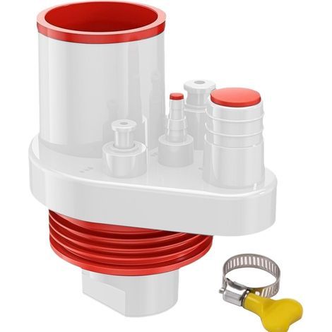Spülbeckensiphon-set, Klempner-set Unter Dem Waschbecken Mit Abflussadapter, Langlebiges Entwässerungssystem Für Badezimmer Und Dusche, Geeignet Für Badewannen, Wohnmobile, Außenbereiche Und Keller
