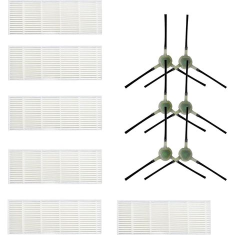 Seitenbürsten Und 6 Hepa-filter – Ersatzteile Für Den Saugroboter Lefant Ls1