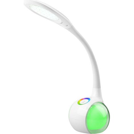 Mehrfarbige Weiße Led-schreibtischlampe Mit Berührungssensor