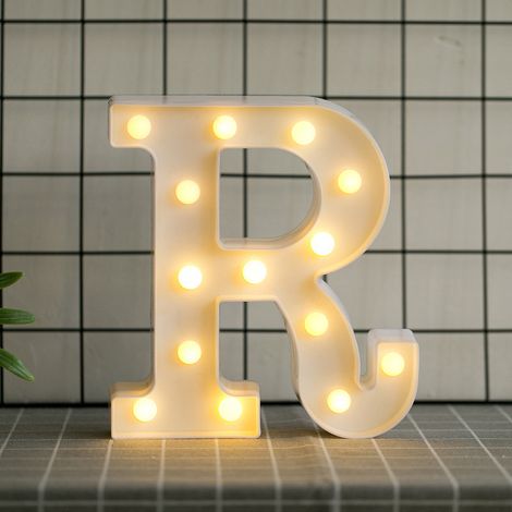 Led-buchstaben Mit Warmweißem Licht Zur Dekoration Für Innenräume, Partys, Bars, Hochzeiten Oder Festivals