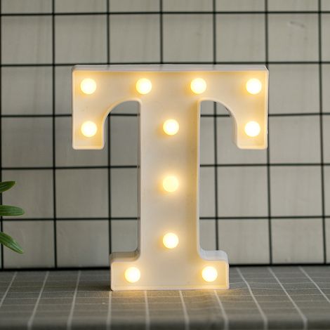 Led-alphabetbuchstaben Mit Warmweißem Licht Für Innendekoration, Partys, Bars, Hochzeiten Oder Festivals
