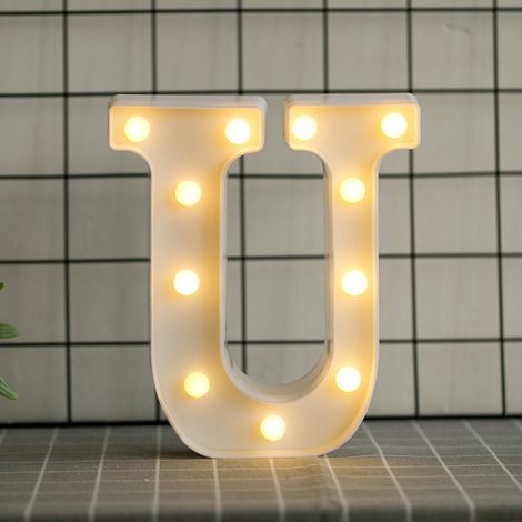 Led-alphabetbuchstaben Mit Warmweißem Licht Für Innendekoration, Party, Bar, Hochzeit Oder Festival