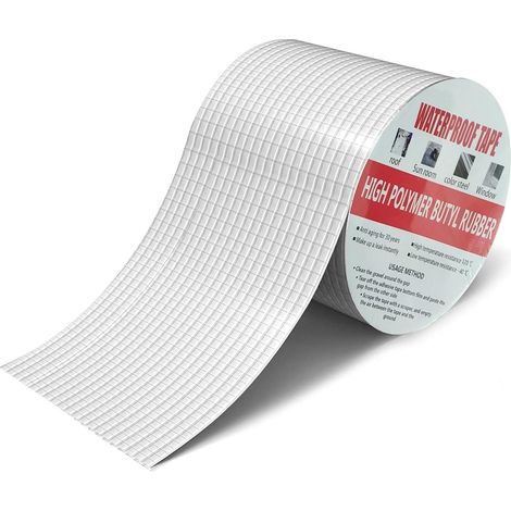10cm X 5m Wasserdichtes Klebeband, Butyl-aluminium-dichtungsband, Selbstklebendes Dichtungsband, Dachdichtungsband