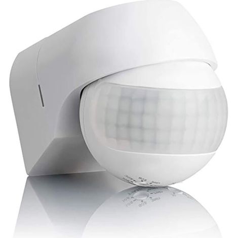 Externer Infrarot-bewegungsmelder – Reichweite 30 M – Erfassungswinkel 180° – Helligkeitseinstellung 3 Bis 2000 Lux – Einfache Installation