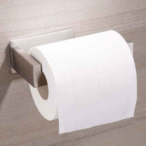 Toilettenpapierhalter Ohne Bohren - Selbstklebend - Aus Edelstahl - Für Küche Und Badezimmer