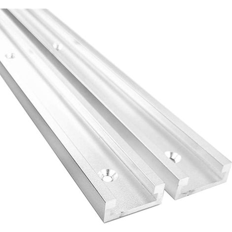 Förderung, Zangenfräser Für Aluminiumschablone, Schablone Für Nutbahn, Befestigungsschienenschablone T-nut-schablone Für Frästisch (600mm, Weiß)