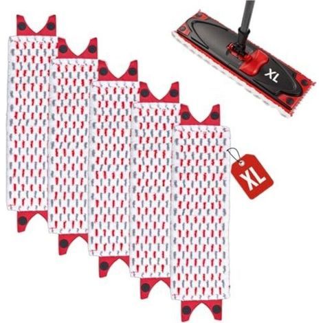 5 Stück Nachfüllpackungen Für Vileda Ultramax Xl Wischmopp, Mikrofaser-wischbezug, Wischmopp-ersatzteil, Zur Bodenreinigung, Nimmt Schmutz Leicht Auf