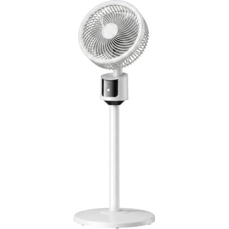 Verstellbare Standventilatoren, 3-gang-standventilator Für Schlafzimmer, Leiser Ventilator Mit Usb-stromversorgung, 5 M Luftzirkulation - Weiß