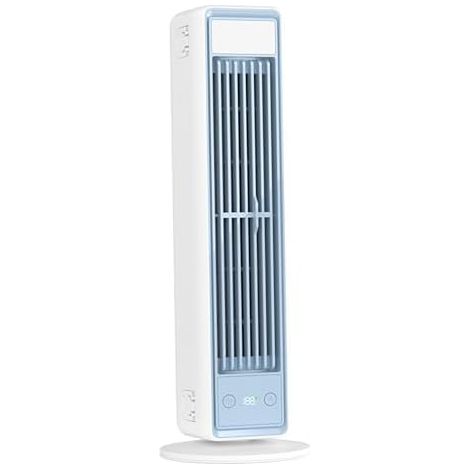 Tragbare Mini-klimaanlage - Ac-ventilator-turm Ohne Flügel, 3600 Mah, Mit Fernbedienung, Tisch-/wandhalterung, Leiser Betrieb, 5 Geschwindigkeitsstufen Für Das Schlafzimmer